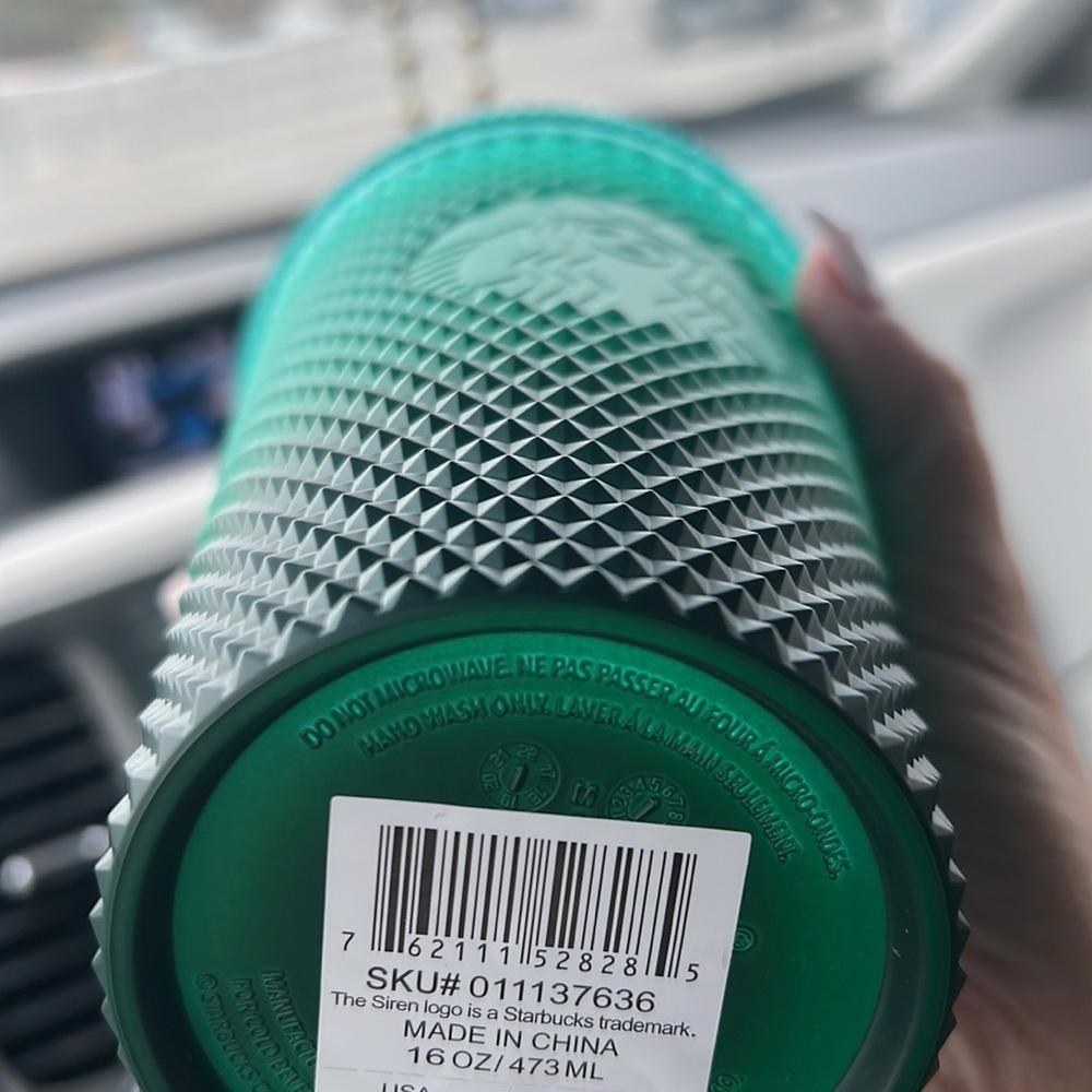 NWT Starbucks Mint Gradient 16 oz cold cup - Picture 2 of 3